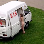 Buying some ice cream