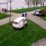 Buying some ice cream