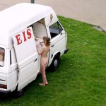 Buying some ice cream