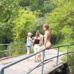 A long walk through a park