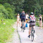 A long walk through a park