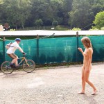 A long walk through a park