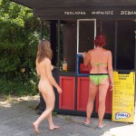 A long walk through a park