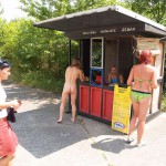 A long walk through a park