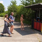 A long walk through a park