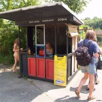 A long walk through a park