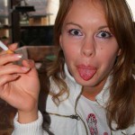 In and around a small hotel bar