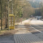 On a trail in a garage