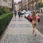 Downtown in the rain inside a wine shop