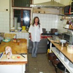 Kitchen help in a bar restaurant