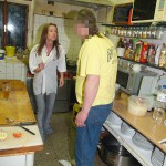 Kitchen help in a bar restaurant