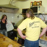 Kitchen help in a bar restaurant