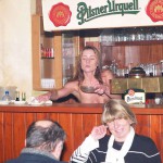 Kitchen help in a bar restaurant