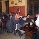 Kitchen help in a bar restaurant