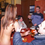 Kitchen help in a bar restaurant