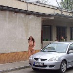 At several places on the streets