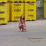 At several places on the streets