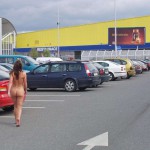 At several places on the streets