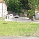 At several places on the streets