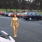 Aparking lot next to a stadion