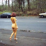 On a fairly well frequented street