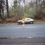 On a fairly well frequented street