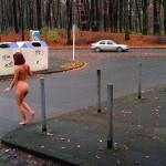 On a fairly well frequented street