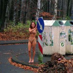 On a fairly well frequented street