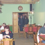 A bet with friends at a bar