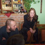 A bet with friends at a bar