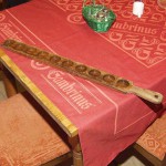 A bet with friends at a bar