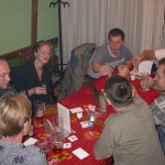 A bet with friends at a bar