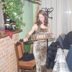 A bet with friends at a bar