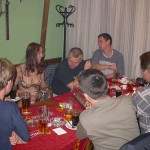 A bet with friends at a bar