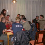 A bet with friends at a bar