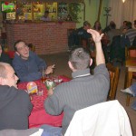 A bet with friends at a bar