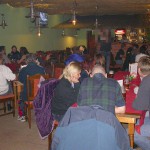 A bet with friends at a bar