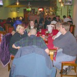 A bet with friends at a bar