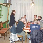 A bet with friends at a bar