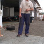 At an express company