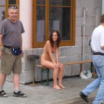 At an express company