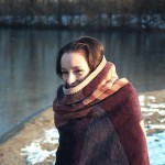 On and in a partly frozen lake