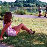 At the shores of a lake