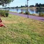 At the shores of a lake