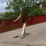 At and around a train station