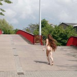 At and around a train station