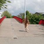 At and around a train station