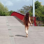 At and around a train station