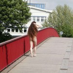 At and around a train station