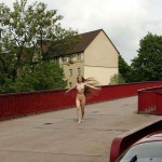 At and around a train station